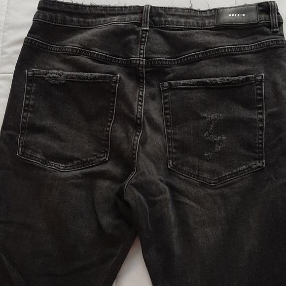 & Denim black distressed skinny high waist jeans - Picture 9 of 11